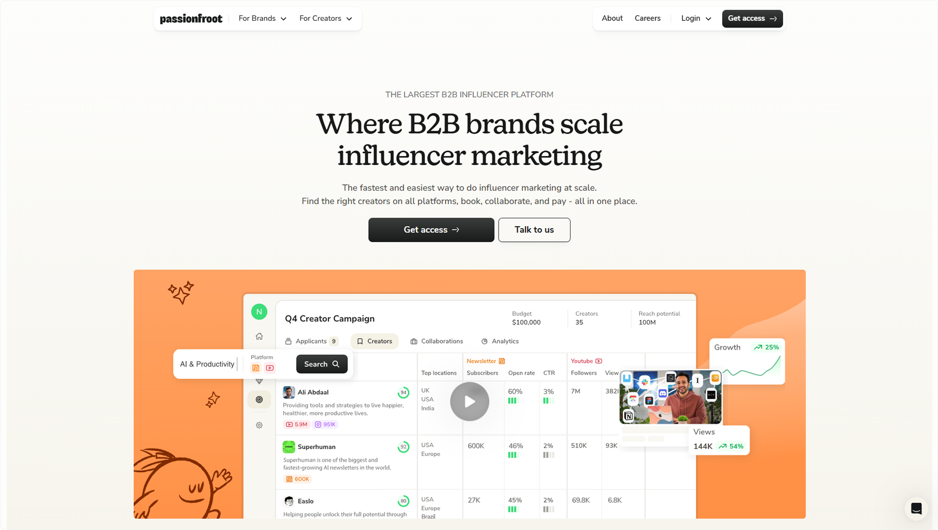 passionfroot-homepage